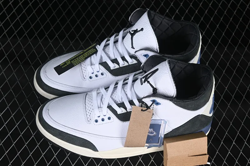 All categories Air Jordan Jordan series basketball shoes Air Jordan 3 GX foreign trade version Air Jordan 3 Retro OG SP "Diffused Blue" AJ3 Joe 3 white and blue cement HV8571-100